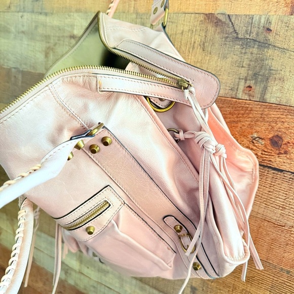 NWOT Vera Pelle Made in Italy Leather Motorcycle Style Bag - Picture 11 of 16